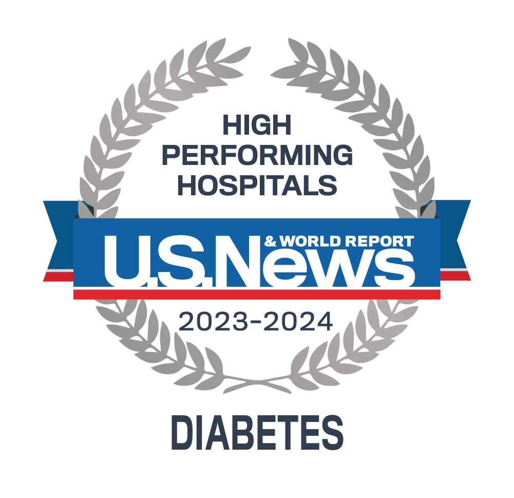 U.S. News and World Report High Performing Hospitals Diabetes