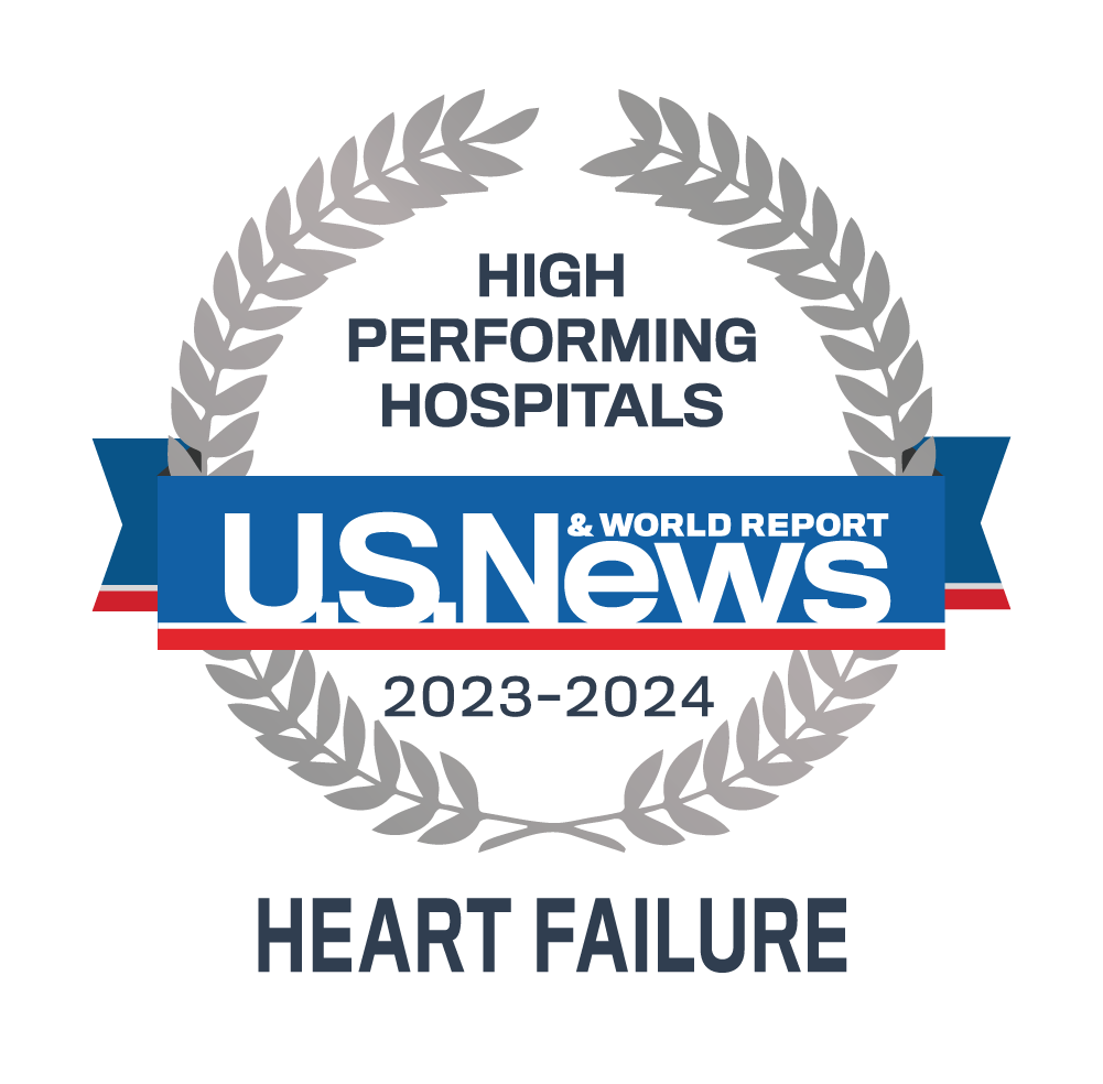 US News and World Report Hospitales de alto rendimiento Insuficiencia cardíaca
